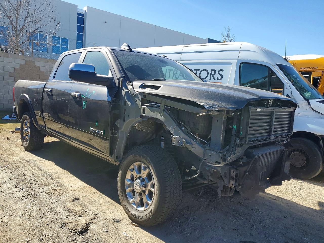 2019 Ram 2500 VIN 3C6UR5FLXKG615344 COPART salvage auction — Front End, CA - SALVAGE CERTIFICATE, sold $16,200 on 2026-03-11 (photo 4)