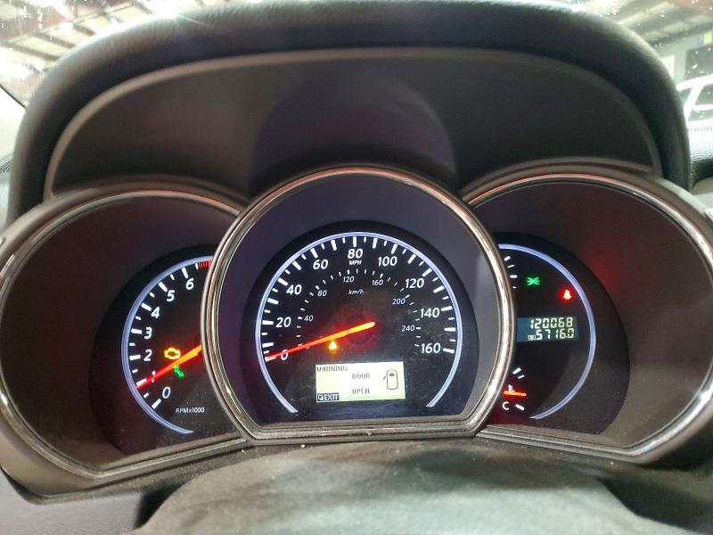 2014 Nissan Murano VIN JN8AZ1MW7EW527055 COPART salvage auction — MINOR DENT/SCRATCHES, Vt - Certificate Of Title, sold $4,900 on 2026-07-31 (photo 9)