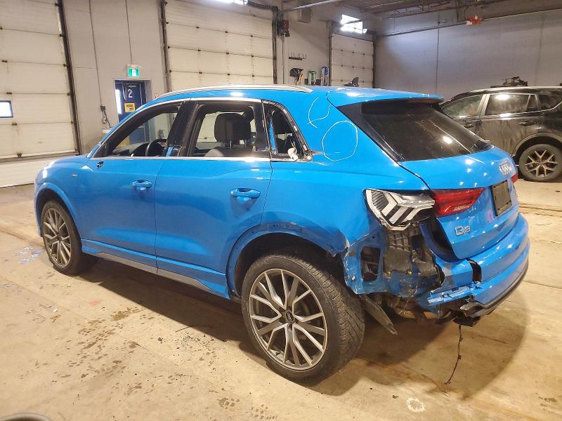 2021 Audi Q3 VIN WA1FECF30M1152093 COPART salvage auction — REAR END, Ns - Salvage Title, sold $500 on 2026-07-30 (photo 2)