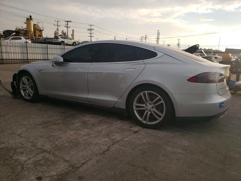 2014 Tesla VIN 5YJSA1H12EFP63896 COPART salvage auction — FRONT END, Salvage Title, sold $2,600 on 2026-07-13 (photo 2)
