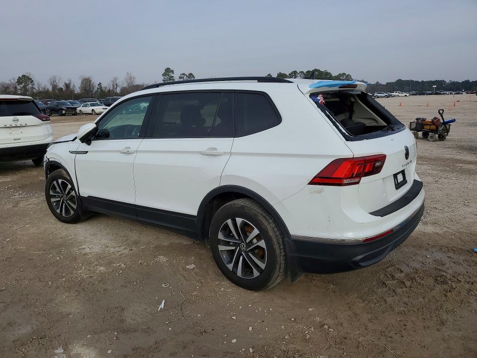 2024 Volkswagen Tiguan VIN 3VVRB7AX5RM232207 COPART salvage auction — FRONT END, La - Cert Of Title-Salvage, sold $8,700 on 2026-07-28 (photo 2)
