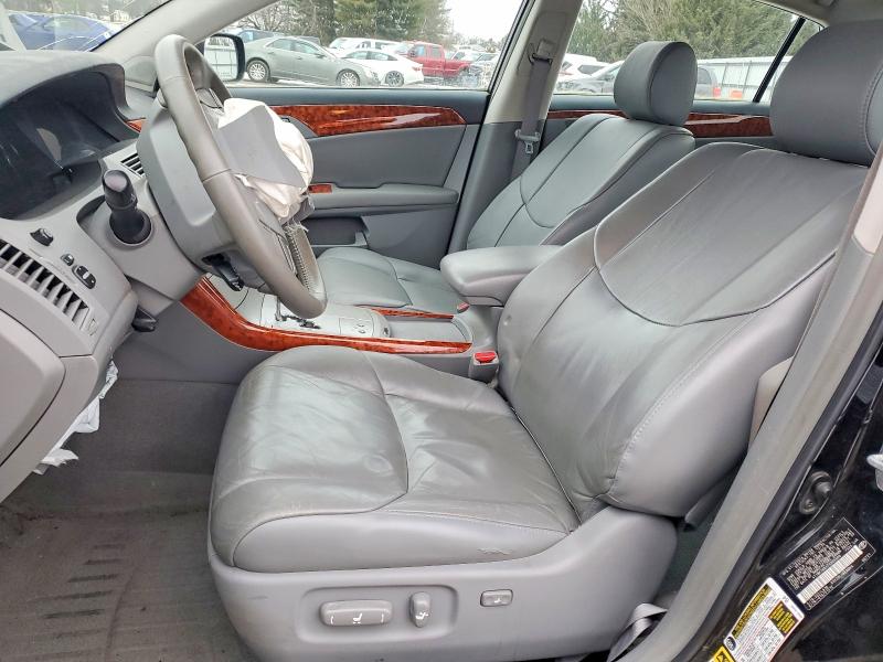 2007 Toyota Avalon VIN 4T1BK36B47U205509 COPART salvage auction — FRONT END, Md - Cert Of Salvage > 75% Damage, sold $675 on 2026-07-27 (photo 7)