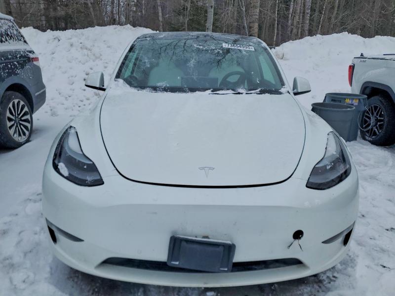 2022 Tesla Model y VIN 7SAYGDEF4NF515601 COPART salvage auction — REAR END, ON - PERMIT SALVAGE, sold $12,300 on 2026-07-16 (photo 5)