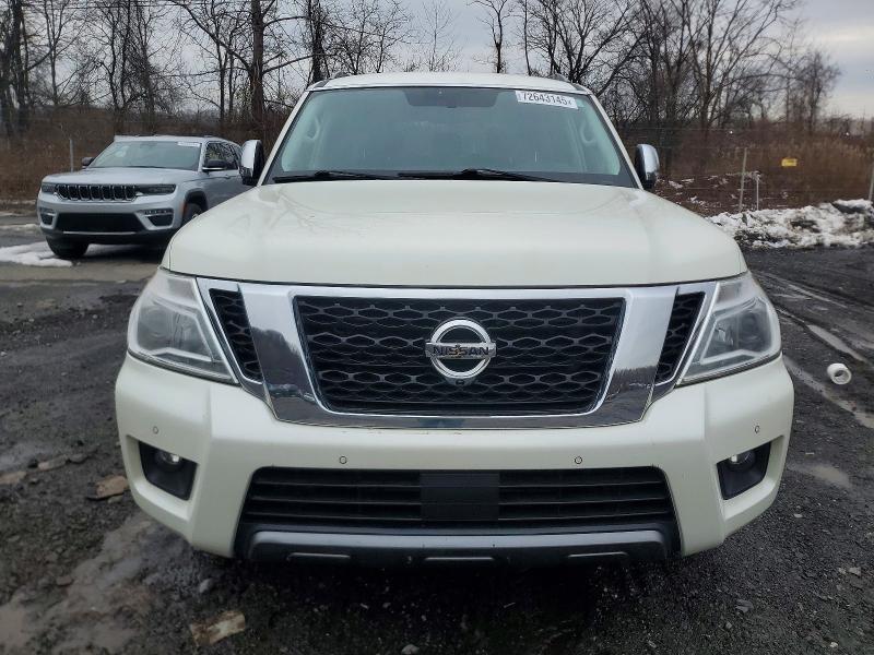 2020 Nissan Armada VIN JN8AY2NC5LX517239 COPART salvage auction — WATER/FLOOD, Nj - Cert Of Title-Salvage Flood, sold $5,800 on 2026-07-07 (photo 5)
