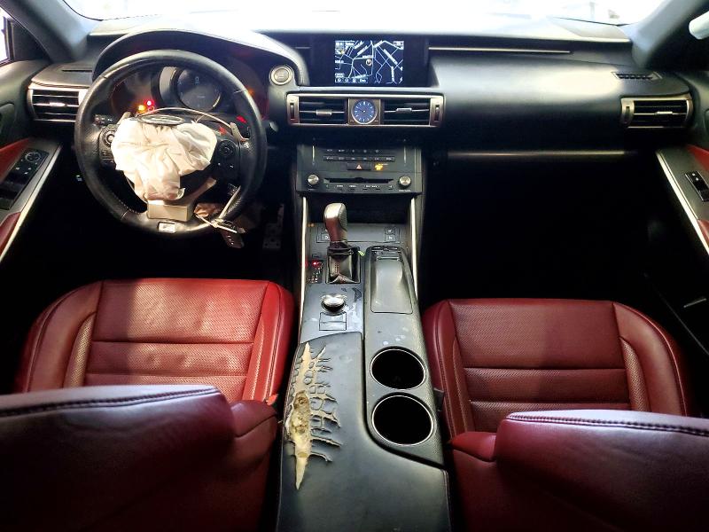 2016 Lexus Is VIN JTHBA1D29G5037308 COPART salvage auction — FRONT END, Salvage Title, sold $175 on 2026-07-29 (photo 8)