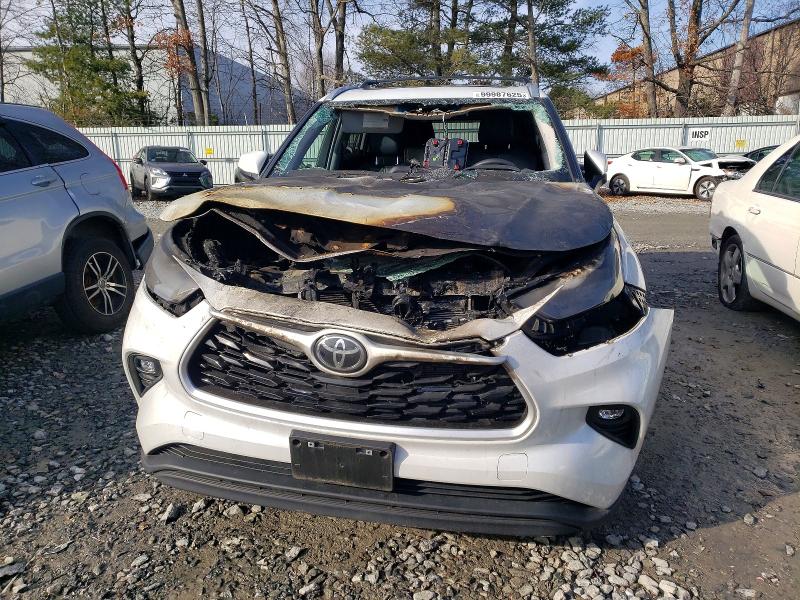 2023 Toyota Highlander VIN 5TDKDRBH8PS039561 COPART salvage auction — BURN, Ma - Cert Of Title-Salvage, sold $6,400 on 2026-07-06 (photo 5)