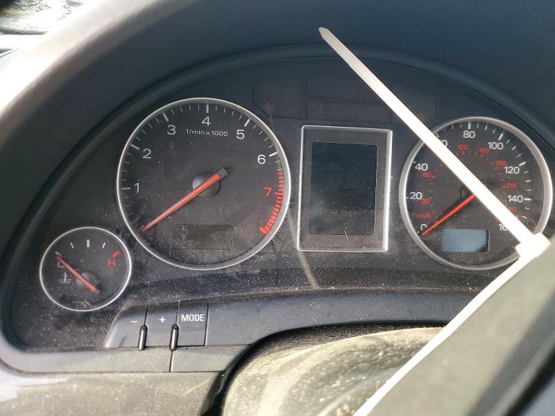 2005 Audi A4 VIN WAUJC68E25A120329 COPART salvage auction — FRONT END, Oh - Cert Of Title-Salvage, sold $325 on 2026-07-28 (photo 9)