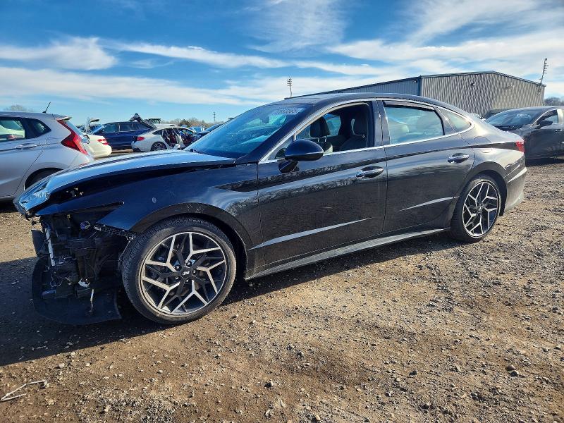 2022 Hyundai Sonata VIN KMHL14JC6NA217933 COPART salvage auction — FRONT END, Id - Salvage Certificate Of Title, sold $5,300 on 2026-07-07 (photo 1)