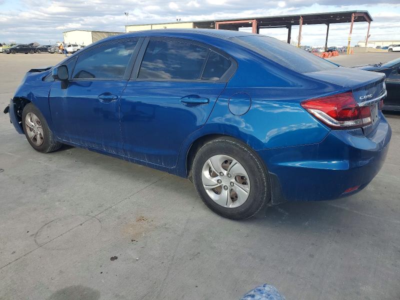 2013 Honda Civic VIN 19XFB2F56DE011018 COPART salvage auction — FRONT END, Salvage Title, sold $1,350 on 2026-07-09 (photo 2)