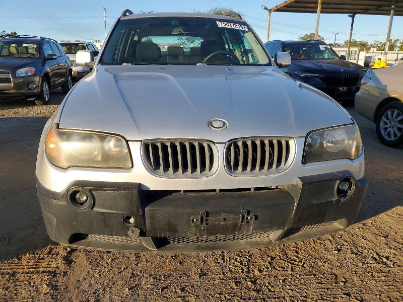 2005 BMW X3 VIN WBXPA93465WD17225 COPART salvage auction — MINOR DENT/SCRATCHES, Ca - App For Dup Salvage Or Ac, sold $825 on 2026-07-28 (photo 5)