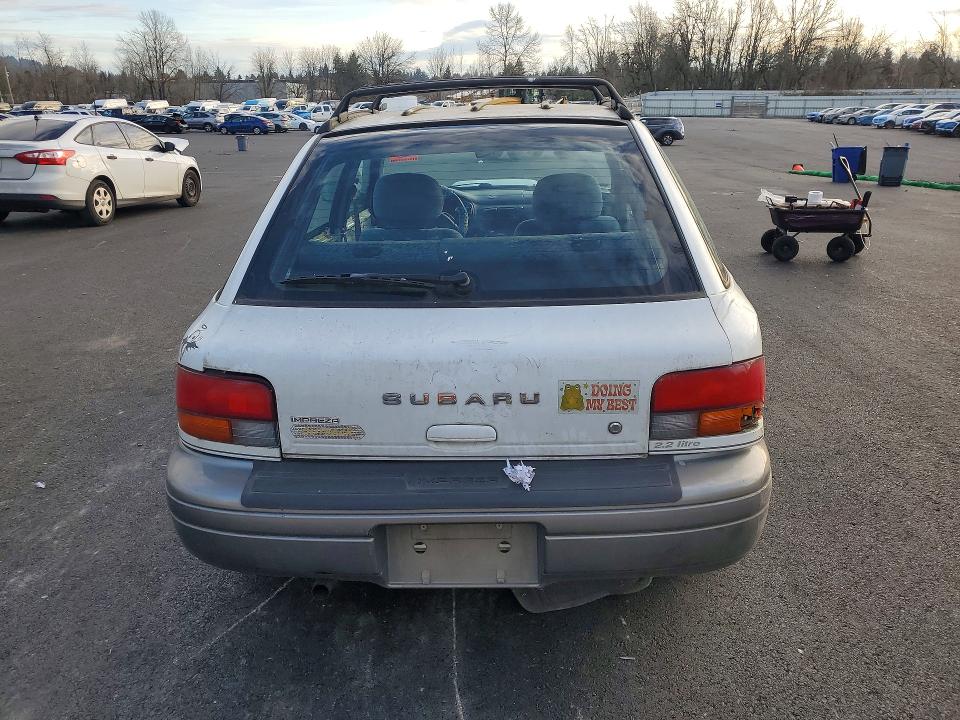1997 Subaru Impreza VIN JF1GF4859VH819270 COPART salvage auction — FRONT END, Or - Salvage Title Certificate, sold $125 on 2026-07-13 (photo 6)