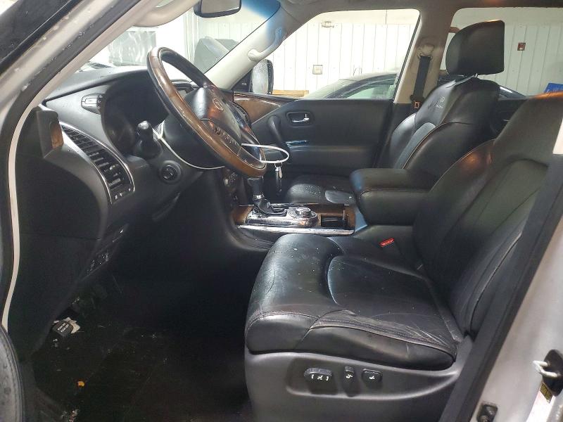 2012 Infiniti Qx56 VIN JN8AZ2NE7C9018378 COPART salvage auction — FRONT END, Il - Salvage Certificate, sold $1,350 on 2026-07-07 (photo 7)