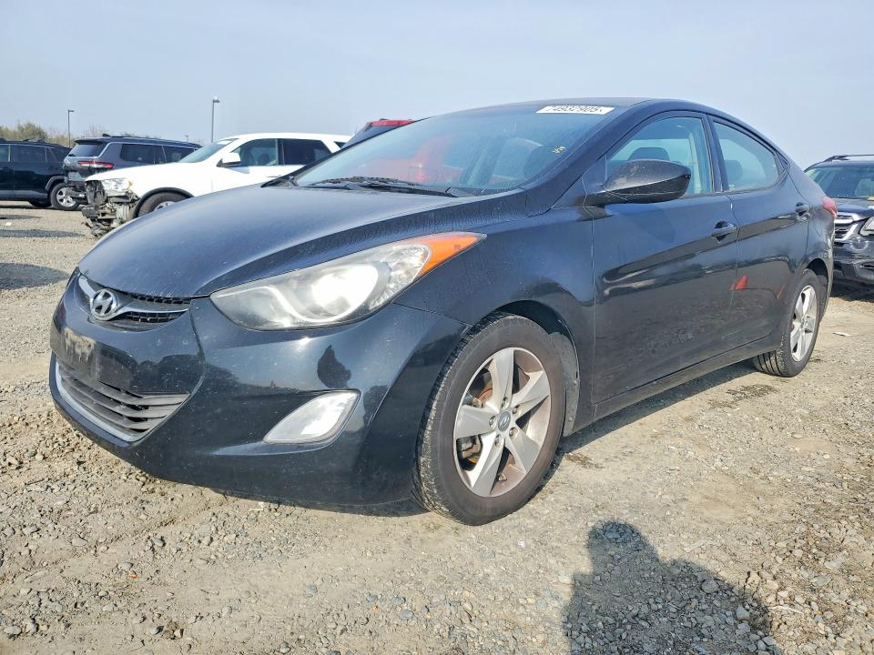 2013 Hyundai Elantra VIN KMHDH4AE2DU873075 COPART salvage auction — NORMAL WEAR, Ca - Salvage Acquisition Billofsale, sold $625 on 2026-07-09 (photo 1)