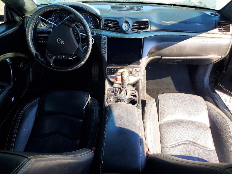2012 Maserati Granturismo VIN ZAM45KLA9C0062497 COPART salvage auction — FRONT END, FL - CERT OF TITLE SLVG REBUILDABLE, sold $6,100 on 2026-07-17 (photo 8)