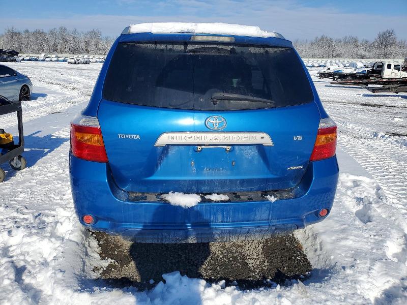 2008 Toyota Highlander VIN JTEES42A582053219 COPART salvage auction — FRONT END, NJ - CERT OF TITLE-SALVAGE, sold $2,350 on 2026-07-10 (photo 6)