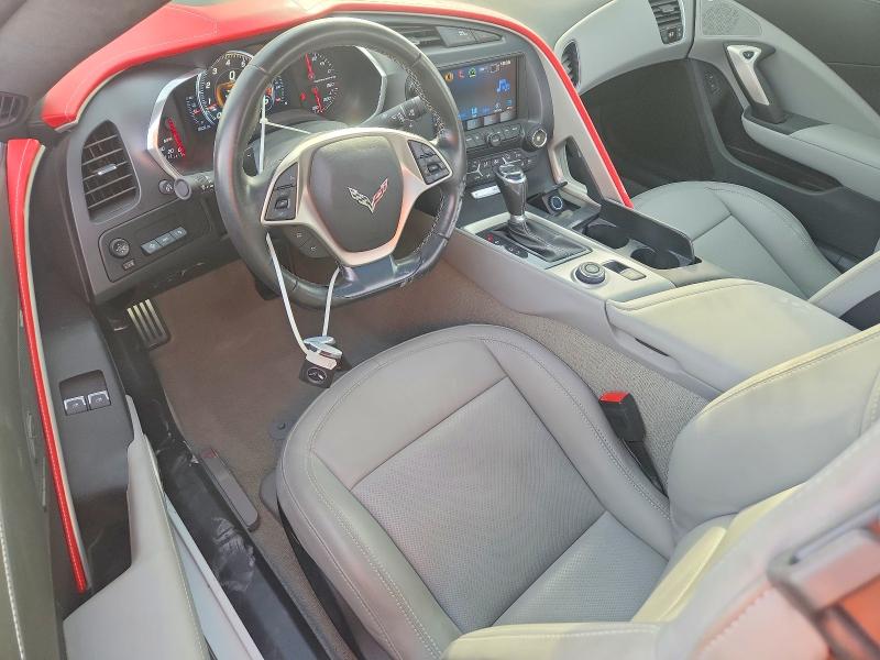 2016 Chevrolet Corvette stingray VIN 1G1YM2D75G5120487 COPART salvage auction — BURN, Tx - Certificate Of Title, sold $9,700 on 2026-07-28 (photo 8)