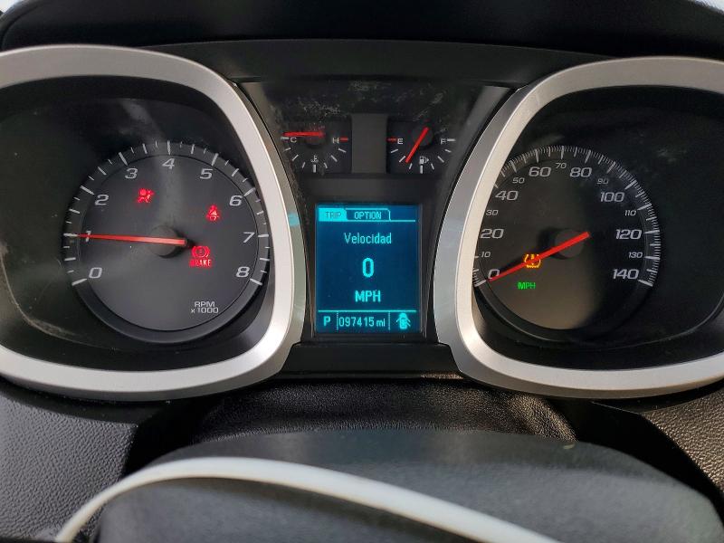 2017 Chevrolet Equinox VIN 2GNFLFEK8H6331899 COPART salvage auction — REAR END, Nv - Salvage Title, sold $2,150 on 2026-07-20 (photo 9)