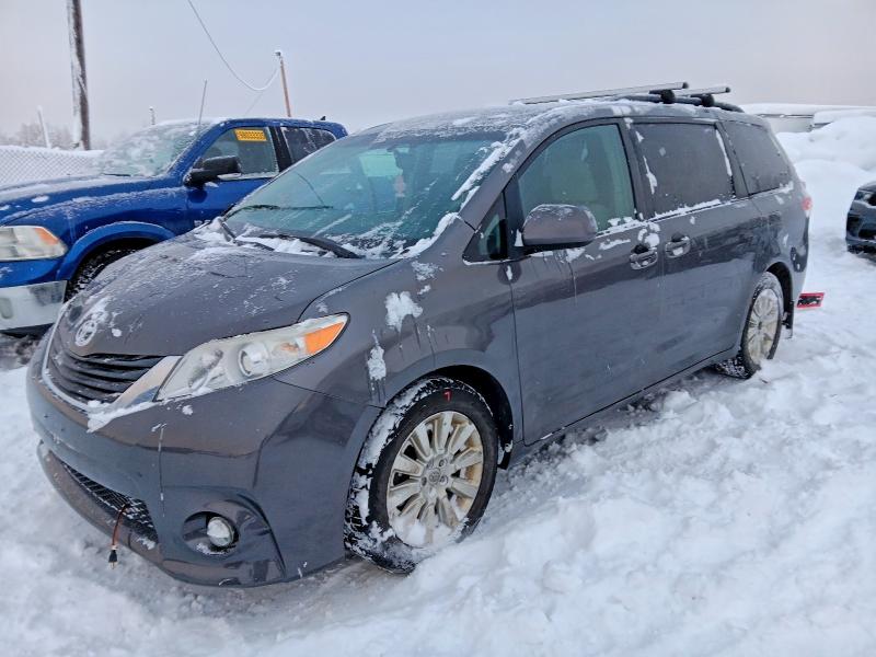2011 Toyota Sienna VIN 5TDJK3DC5BS019308 COPART salvage auction — FRONT END, Ak - Bill Of Sale- Salvage, sold $450 on 2026-07-07 (photo 1)