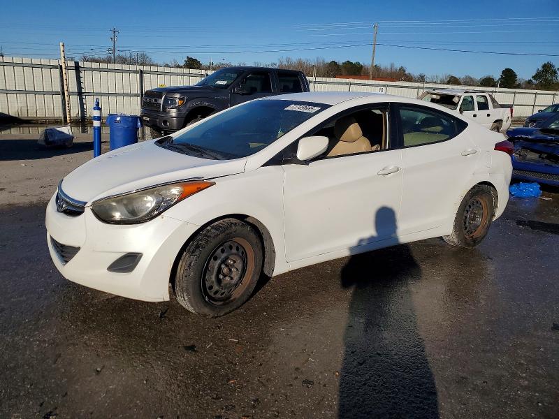 2012 Hyundai Elantra VIN 5NPDH4AE2CH137153 COPART salvage auction — VANDALISM, AL - CERTIFICATE OF TITLE, sold $675 on 2026-07-02 (photo 1)