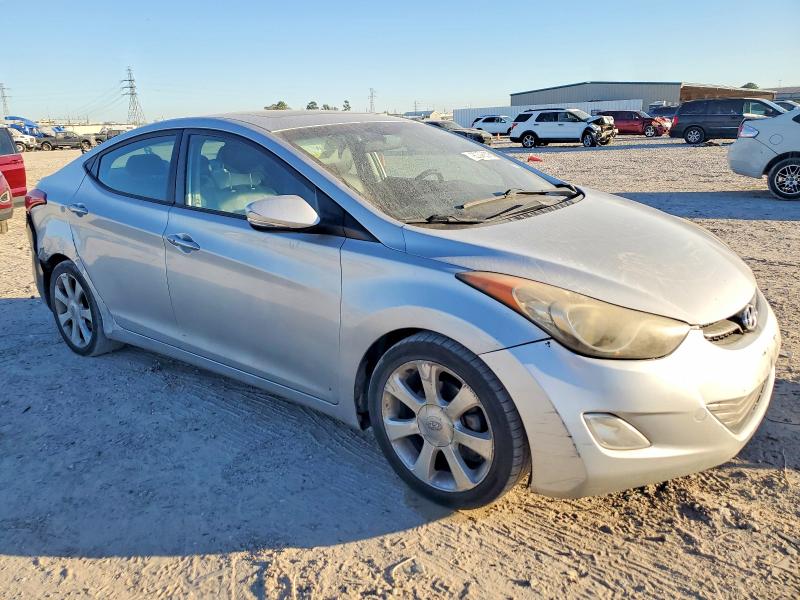 2013 Hyundai Elantra VIN KMHDH4AE8DU706509 COPART salvage auction — REAR END, Id - Salvage Certificate Of Title, sold $700 on 2026-07-31 (photo 4)