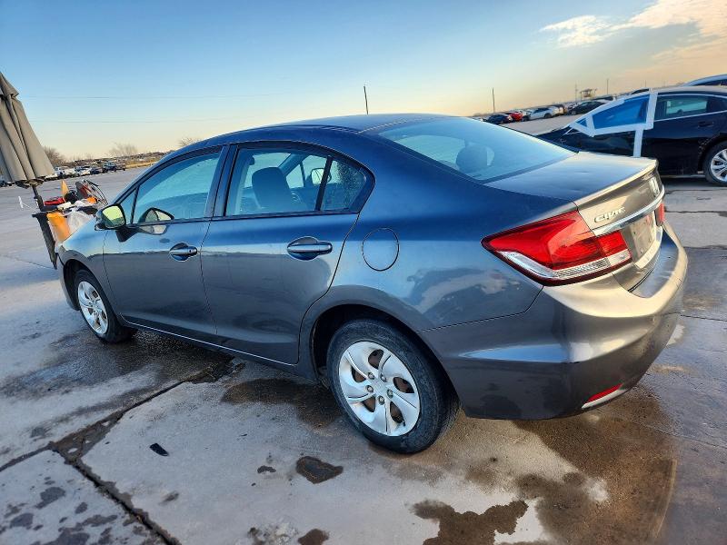 2013 Honda Civic VIN 19XFB2F53DE238862 COPART salvage auction — HAIL, Tx - Certificate Of Title, sold $775 on 2026-07-09 (photo 2)