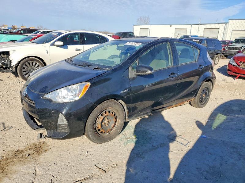 2012 Toyota Prius VIN JTDKDTB36C1502452 COPART salvage auction — FRONT END, Wv - Certificate Of Title, sold $975 on 2026-07-09 (photo 1)