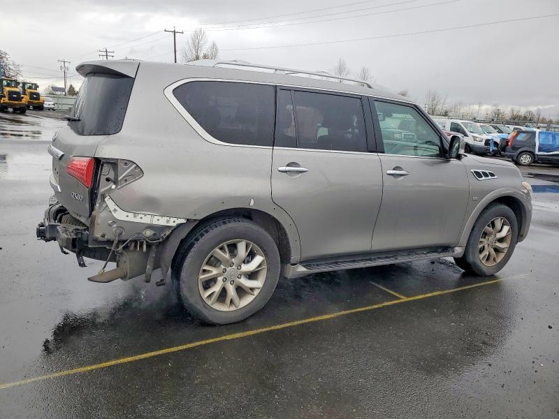2014 Infiniti Qx80 VIN JN8AZ2NE5E9063483 COPART salvage auction — REAR END, Or - Lien Papers Salvage, sold $2,900 on 2026-07-13 (photo 3)
