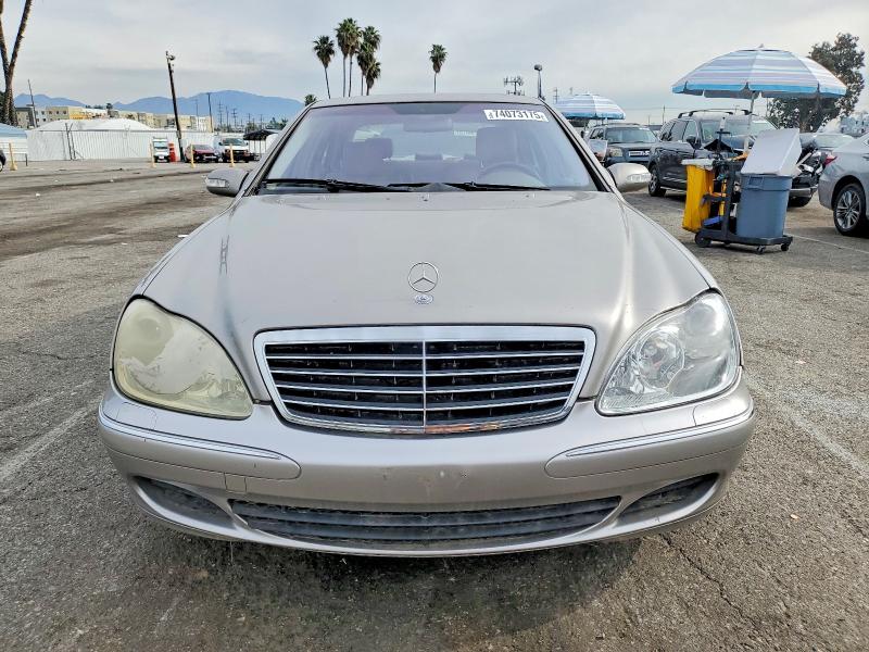 2004 Mercedes-benz S-klasse VIN WDBNG70J44A415128 COPART salvage auction — MINOR DENT/SCRATCHES, Ca - Salvage Acquisition Billofsale, sold $400 on 2026-07-21 (photo 5)