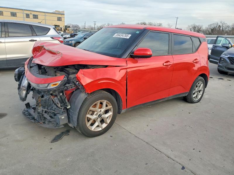 2021 Kia Soul VIN KNDJ23AU7M7140156 COPART salvage auction — FRONT END, Tx - Salvage Vehicle Title, sold $2,000 on 2026-07-02 (photo 1)