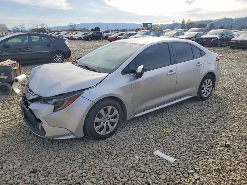 2020 Toyota Corolla VIN JTDEPRAE0LJ016777 COPART salvage auction — FRONT END, Ca - Salvage Certificate, sold $3,100 on 2026-07-09 (photo 1)
