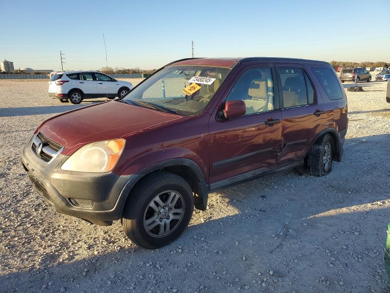 2003 Honda VIN JHLRD78853C005828 COPART salvage auction — SIDE, Tx - Salvage Vehicle Title, sold $400 on 2026-07-16 (photo 1)