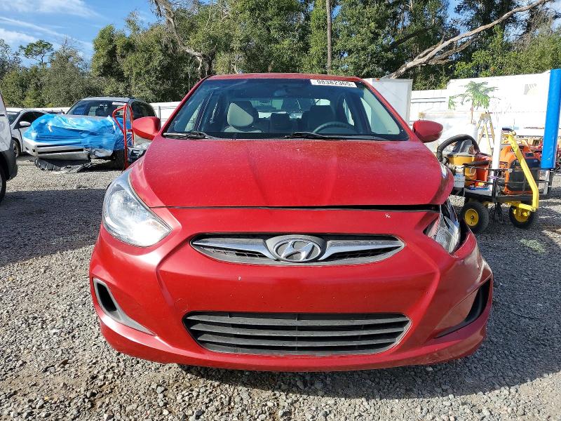 2014 Hyundai Accent VIN KMHCT4AE7EU755776 COPART salvage auction — FRONT END, Fl - Cert Of Title Slvg Rebuildable, sold $15 on 2026-07-31 (photo 5)