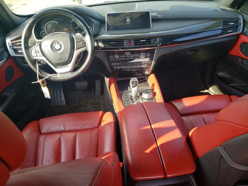 2017 BMW X6 VIN 5UXKU0C3XH0F99814 COPART salvage auction — FRONT END, Ca - Salvage Certificate, sold $6,700 on 2026-07-15 (photo 8)