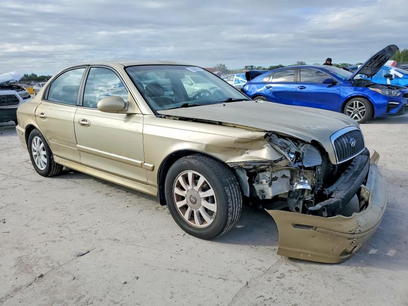 2004 Hyundai Sonata VIN KMHWF35H14A913449 COPART salvage auction — FRONT END, Fl - Certificate Of Destruction, sold $400 on 2026-07-27 (photo 4)
