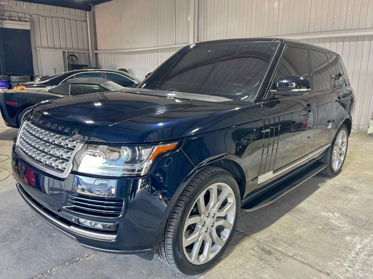 2014 Land rover RANGE ROVER VIN SALGS2TF6EA155229 COPART salvage auction — Normal Wear, TX - SALVAGE VEHICLE TITLE (P), sold $23,600 on 2026-02-13 (photo 1)
