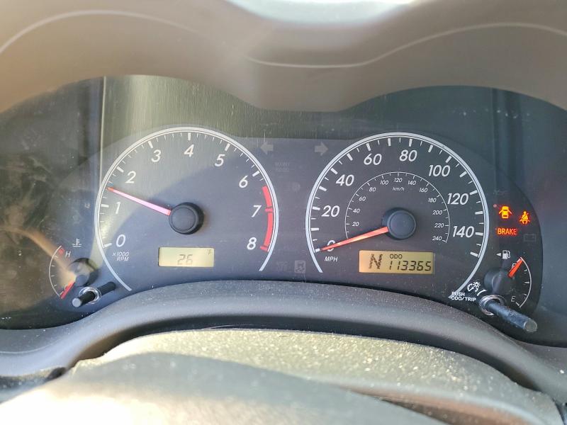 2010 Toyota Corolla VIN JTDBU4EE8A9117914 COPART salvage auction — FRONT END, Sc - Cert Of Title-Salvage, sold $1,550 on 2026-07-20 (photo 9)