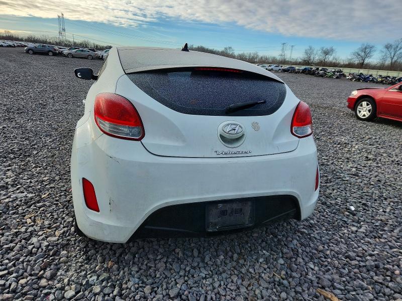 2012 Hyundai Veloster VIN KMHTC6AD2CU064493 COPART salvage auction — FRONT END, Il - Salvage Certificate, sold $625 on 2026-07-06 (photo 6)
