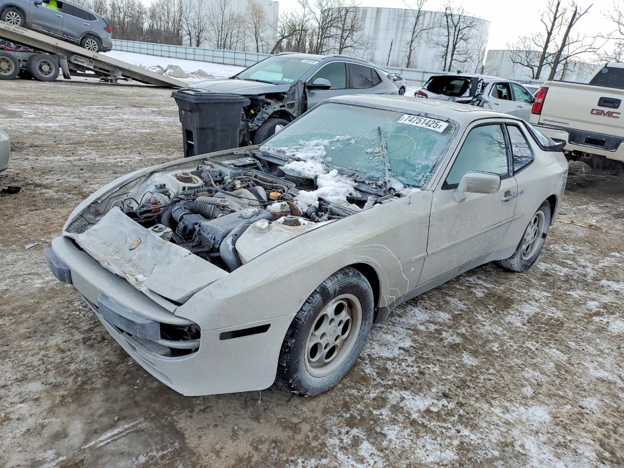1984 Porsche 944 VIN WP0AA0944EN453698 COPART salvage auction — Front End, FL - CERT OF TITLE SLVG REBUILDABLE, sold $425 on 2026-05-06 (photo 1)