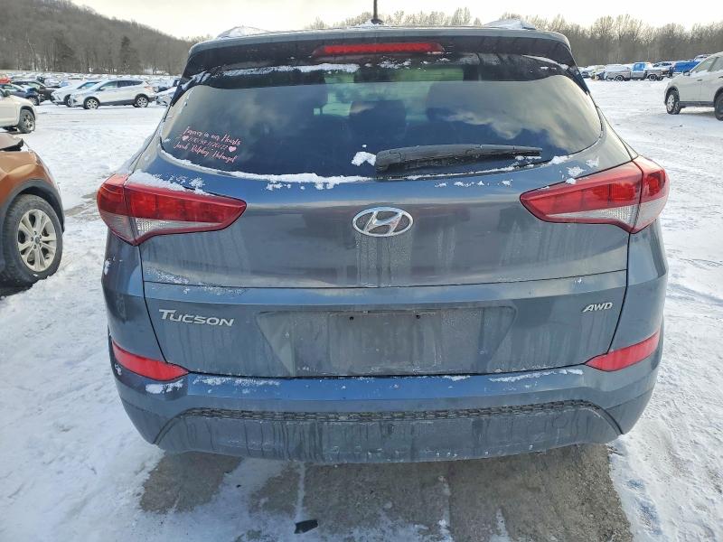 2017 Hyundai Tucson VIN KM8J3CA46HU441159 COPART salvage auction — FRONT END, Pa - Certificate Of Salvage, sold $1,800 on 2026-07-09 (photo 6)