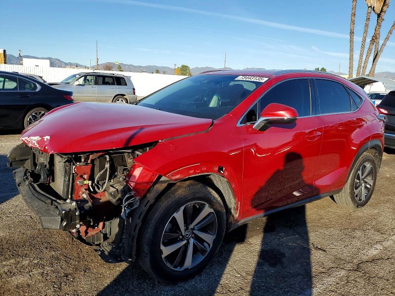 2018 Lexus Nx VIN JTJYARBZXJ2097775 COPART salvage auction — FRONT END, Ca - Salvage Certificate, sold $5,600 on 2026-07-28 (photo 1)