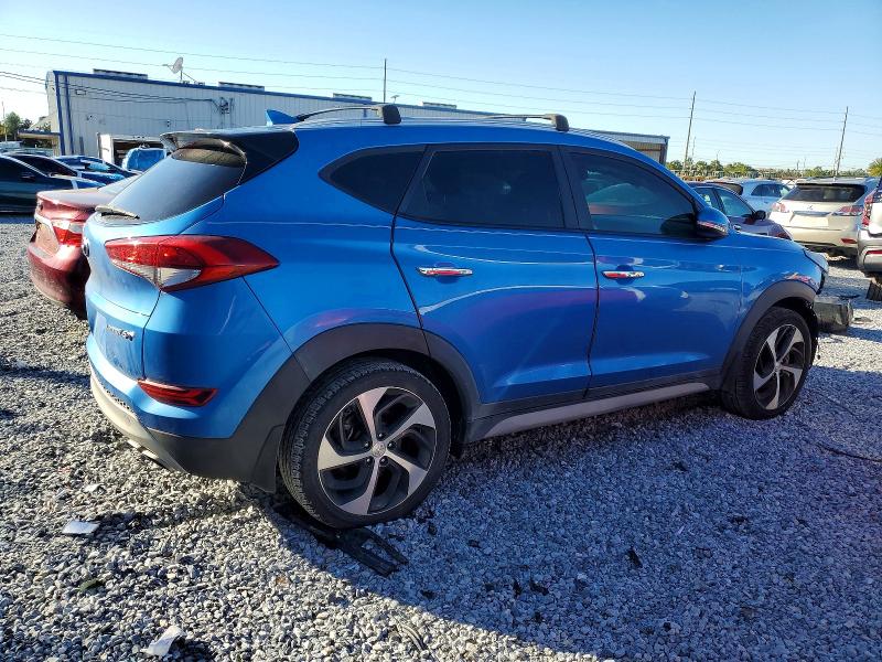 2018 Hyundai Tucson VIN KM8J33A21JU637188 COPART salvage auction — FRONT END, Fl - Cert Of Title Slvg Rebuildable, sold $15 on 2026-07-06 (photo 3)