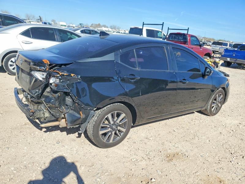 2021 Nissan Versa VIN 3N1CN8EV1ML838759 COPART salvage auction — REAR END, Tx - Salvage Vehicle Title, sold $1,250 on 2026-07-02 (photo 3)