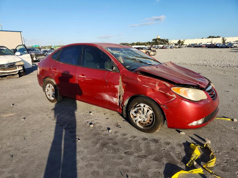 2010 Hyundai Elantra VIN KMHDU4AD0AU022665 COPART salvage auction — FRONT END, FL - CERT OF TITLE SLVG REBUILDABLE, sold $525 on 2026-07-08 (photo 4)