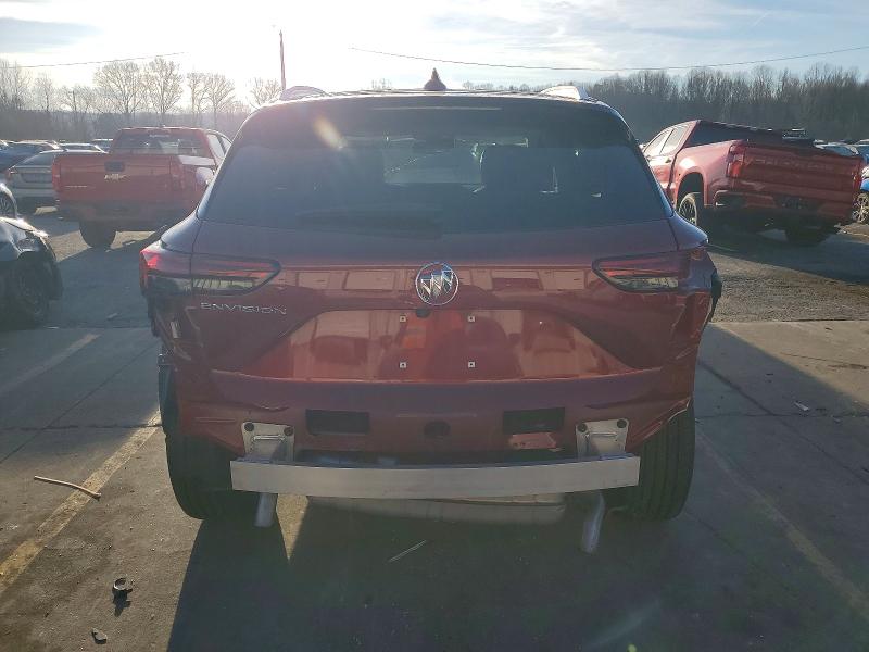 2021 Buick Envision VIN LRBFZNR4XMD086062 COPART salvage auction — REAR END, Ky - Cert Of Title-Salvage, sold $5,700 on 2026-07-28 (photo 6)