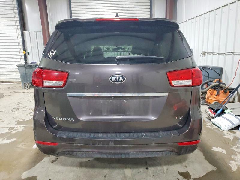 2016 Kia SEDONA VIN KNDMB5C18G6129348 COPART salvage auction — SIDE, Salvage Title, sold $2,150 on 2026-07-15 (photo 6)
