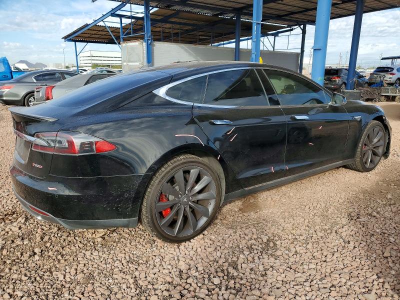 2014 Tesla Model s VIN 5YJSA1H21EFP62246 COPART salvage auction — FRONT END, AZ - CERT OF TITLE - SALVAGE, sold $2,800 on 2026-07-09 (photo 3)