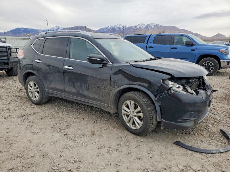 2014 Nissan Rogue VIN 5N1AT2MK8EC756390 COPART salvage auction — FRONT END, UT - SALVAGE CERTIFICATE, sold $825 on 2026-07-10 (photo 4)