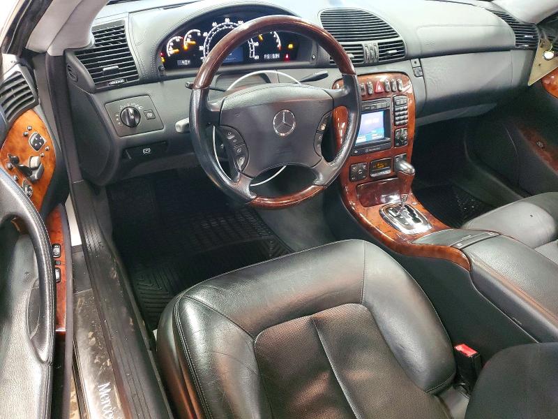 2002 Mercedes-benz Cl-class VIN WDBPJ75J82A022734 COPART salvage auction — MINOR DENT/SCRATCHES, Vt - Certificate Of Title, sold $3,350 on 2026-07-14 (photo 8)