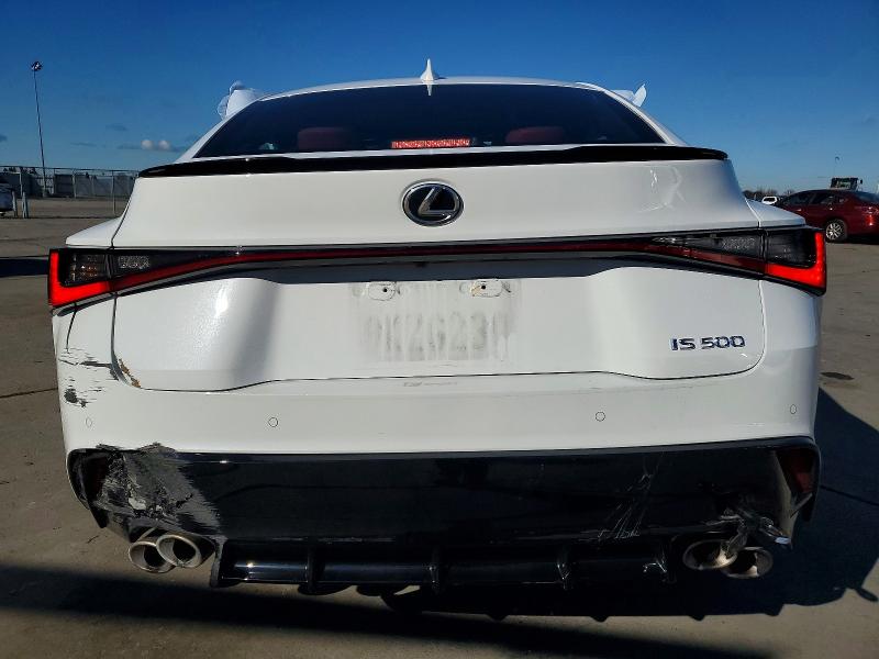 2024 Lexus Is VIN JTHAP1D21R5005448 COPART salvage auction — Front End, CA - SALVAGE CERTIFICATE, sold $13,000 on 2026-01-19 (photo 6)