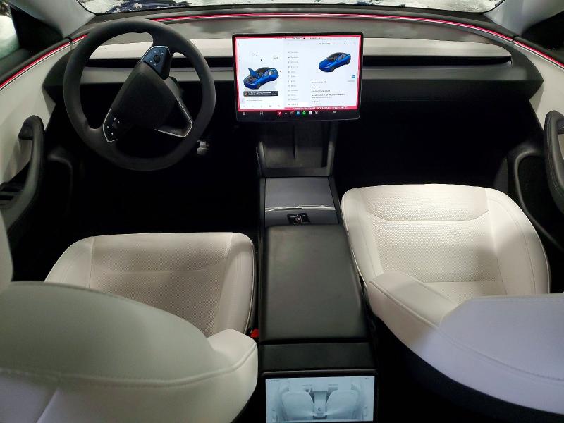 2024 Tesla Model 3 VIN LRW3E7FA2RC276485 COPART salvage auction — FRONT END, Qc - Gravement Accidente, sold $11,300 on 2026-07-02 (photo 8)